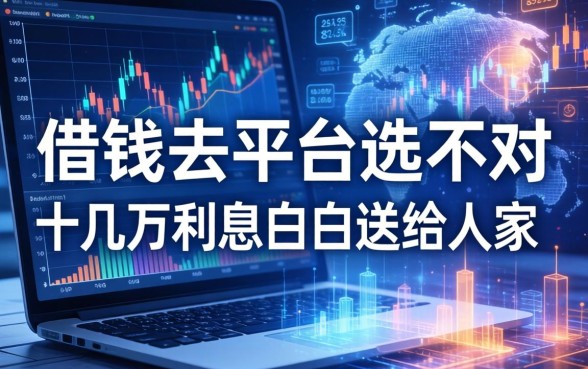 借钱去平台选不对，十几万利息白白送给人家