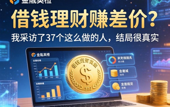 借钱理财赚差价？我采访了37个这么做的人，结局很真实