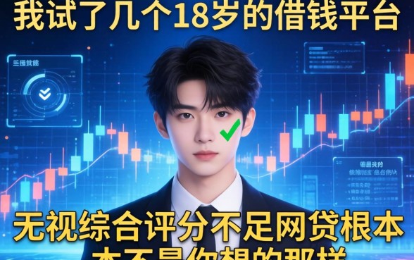我试了几个18岁的借钱平台，发现无视综合评分不足的网贷根本不是你想的那样