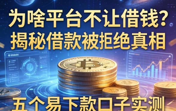 为啥平台不让借钱？揭秘借款被拒真相及五个易下款口子实测