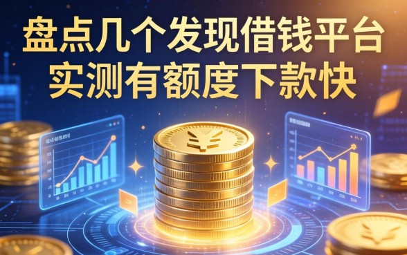 盘点几个发现借钱的平台，实测有额度下款快