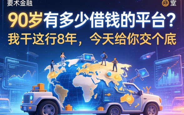 90后有多少借钱的平台？我干这行8年，今天给你交个底