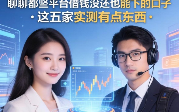 聊聊那些平台借钱没还也能下的口子，这五家实测有点东西