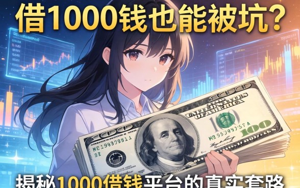 借1000块钱也能被坑？揭秘1000借钱平台的真实套路