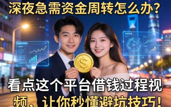 深夜急需资金周转怎么办？看完这个平台借钱过程视频，让你秒懂避坑技巧！