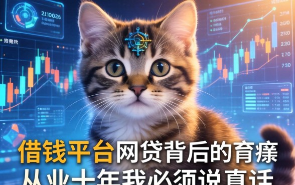 借钱平台网贷背后的猫腻，从业十年我必须说真话
