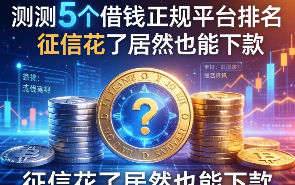 实测这5个借钱正规平台排名，征信花了居然也能下款