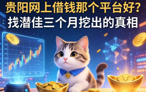 贵阳网上借钱那个平台好？我潜伏三个月挖出的真相