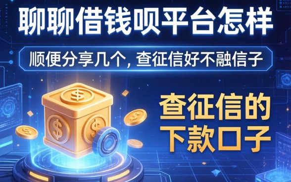 聊聊借钱呗平台怎样，顺便分享几个不查征信的好下款口子