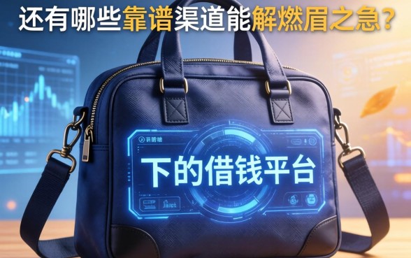 除了包下的借钱平台，还有哪些靠谱渠道能解燃眉之急？