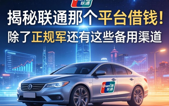 揭秘联通那个平台借钱：除了正规军还有这些备用渠道
