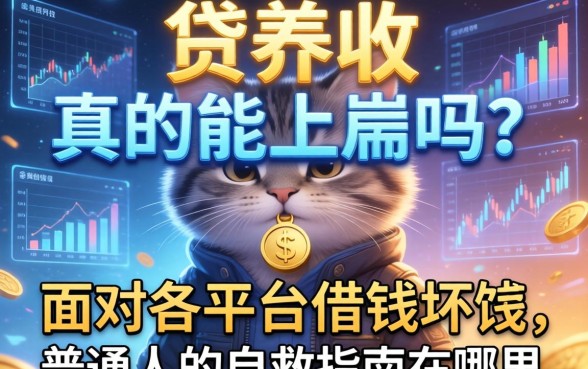 以贷养贷真的能上岸吗?面对各平台借钱坏账,普通人的自救指南在哪里?