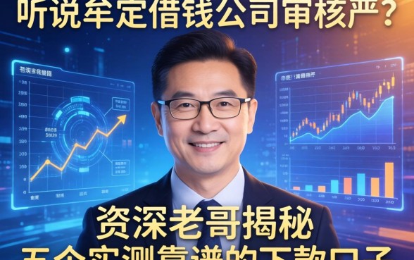 听说牟定借钱公司审核严？资深老哥揭秘五个实测靠谱的下款口子