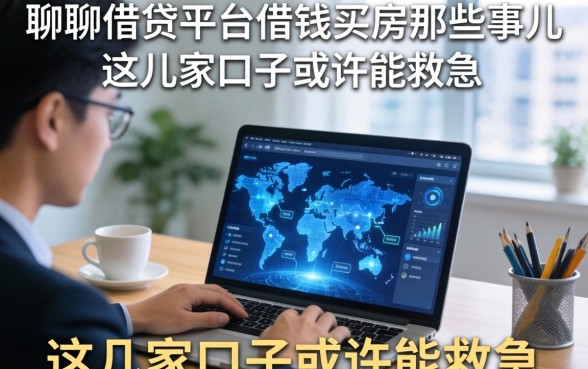 聊聊借贷平台借钱买房那些事儿，这几家口子或许能救急