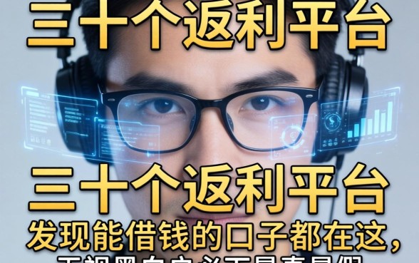 我翻了三十个返利平台，发现能借钱的口子都在这，无视黑白户必下是真是假