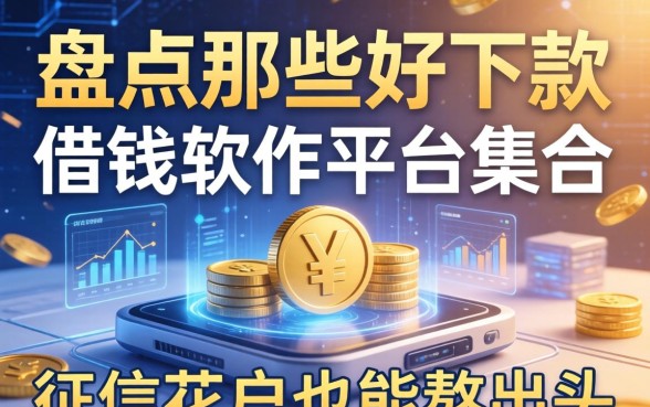 盘点那些好下款的借钱软件平台集合，征信花户也能熬出头
