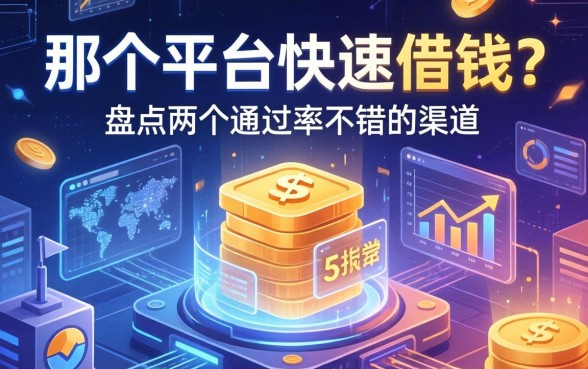 那个平台快速借钱？盘点两个通过率不错的渠道