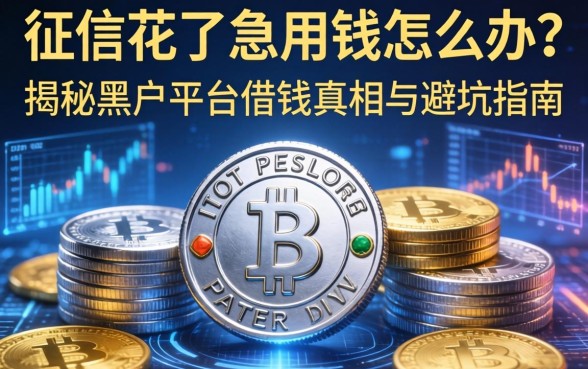 征信花了急用钱怎么办？揭秘黑户平台借钱的真相与避坑指南
