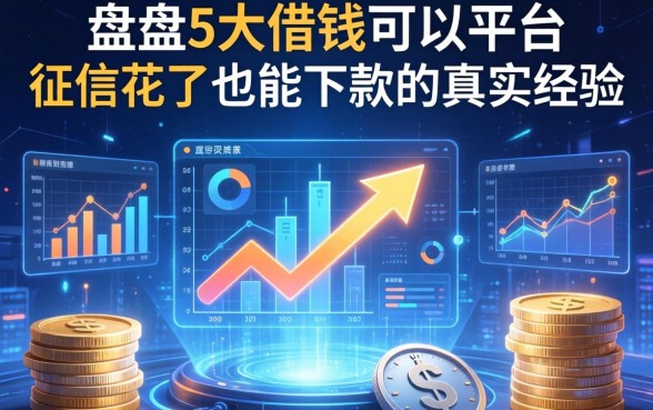 盘点5个借钱可以平台，征信花了也能下款的真实经验