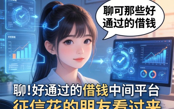 聊聊那些好通过的借钱中间平台，征信花的朋友看过来