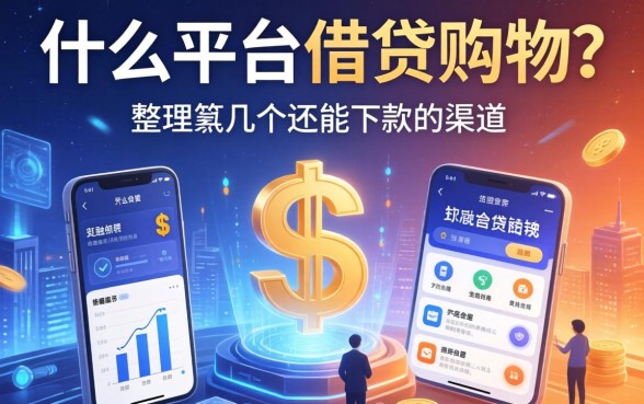 什么平台借钱购物？整理了几个还能下款的渠道