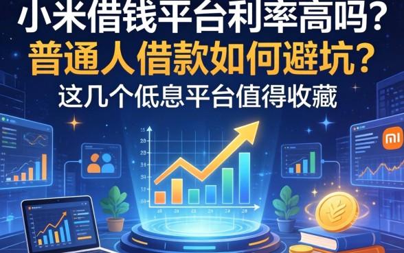 小米借钱平台利率高吗？普通人借款如何避坑？这几个低息平台值得收藏