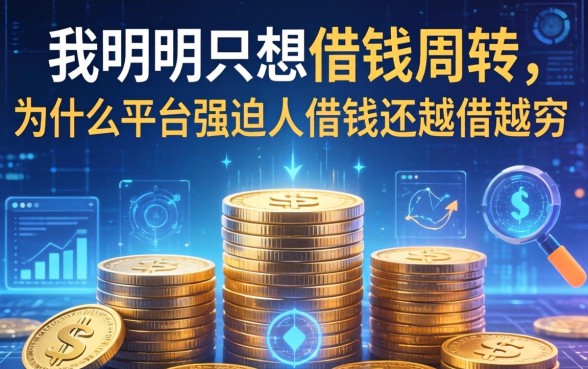我明明只想借钱周转，为什么平台强迫人借钱还越借越穷