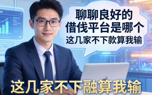聊聊良好的借钱平台是哪个，这几家不下款算我输