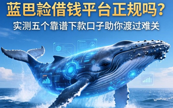 蓝鲸借钱平台正规吗？实测五个靠谱下款口子助你渡过难关