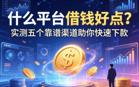 什么平台借钱好点？实测五个靠谱渠道助你快速下款
