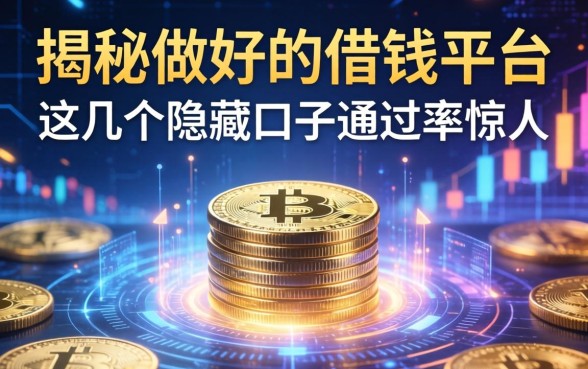 揭秘做好的借钱平台：这几个隐藏口子通过率惊人