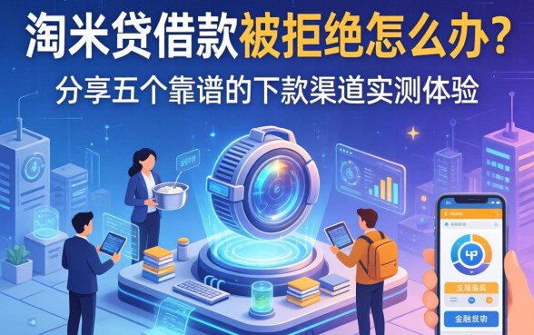 淘米贷借款被拒怎么办？分享五个靠谱的下款渠道实测体验