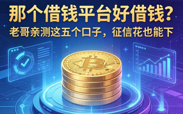 那个借钱平台好借钱？老哥亲测这五个口子，征信花也能下