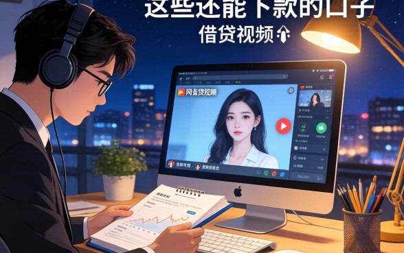 深夜翻看网络平台借钱视频，整理出这些还能下款的口子