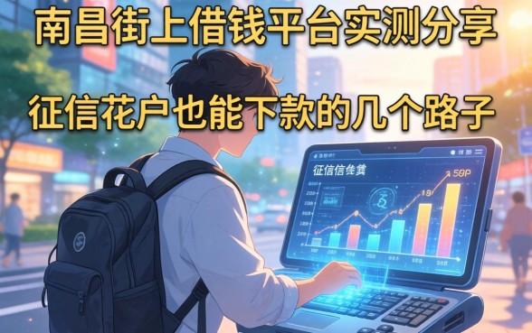 南昌街上借钱平台实测分享：征信花户也能下款的几个路子