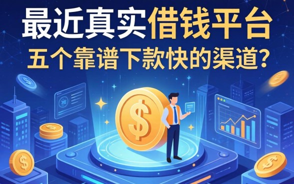 最近真实借钱平台有哪些？整理五个靠谱下款快的渠道分享