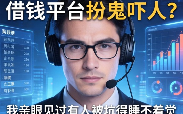 借钱平台扮鬼吓人？我亲眼见过有人被坑得睡不着觉