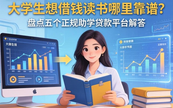 大学生想借钱读书哪里靠谱？盘点五个正规助学贷款平台解答