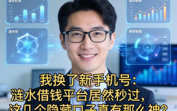 我换了新手机号，在涟水借钱平台居然秒过，这几个隐藏口子真有那么神？