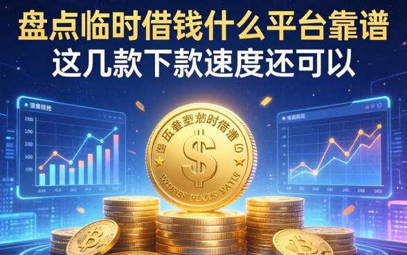 盘点临时借钱什么平台靠谱，这几款下款速度还可以