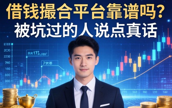借钱撮合平台靠谱吗?一个被坑过的人说点真话