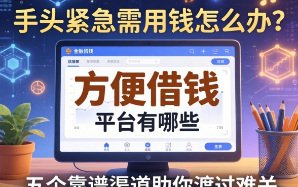 手头紧急需用钱怎么办？方便借钱的平台有哪些？这五个靠谱渠道助你渡过难关
