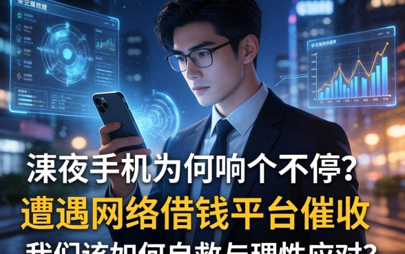 深夜手机为何响个不停？遭遇网络借钱平台催收，我们该如何自救与理性应对？