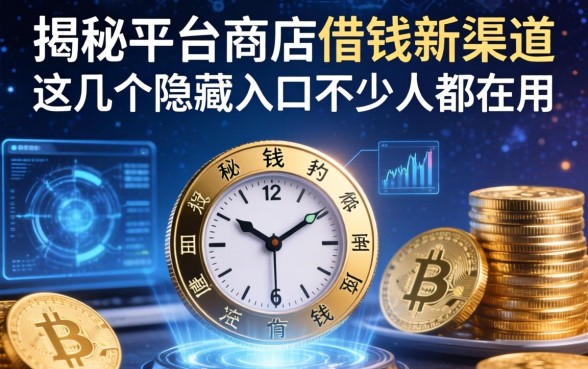 揭秘平台商店借钱新渠道，这几个隐藏入口不少人都在用