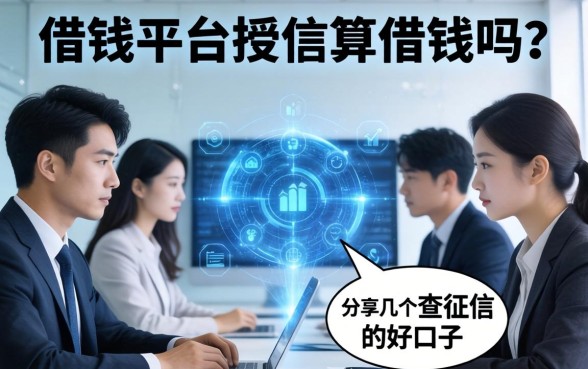聊聊大家最关心的：借钱平台授信算借钱吗？分享几个不查征信的好口子