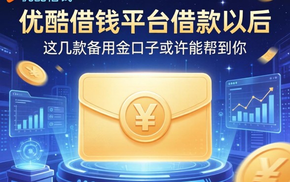 优酷借钱平台借款以后，这几款备用金口子或许能帮到你