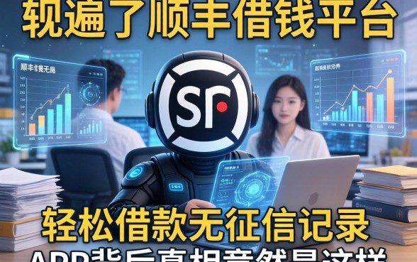 我翻遍了顺丰借钱平台，发现轻松借款无征信记录的app背后真相竟然是这样