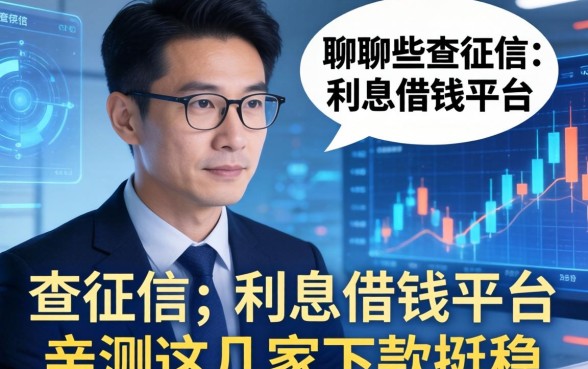 聊聊那些不查征信的利息借钱平台，亲测这几家下款挺稳