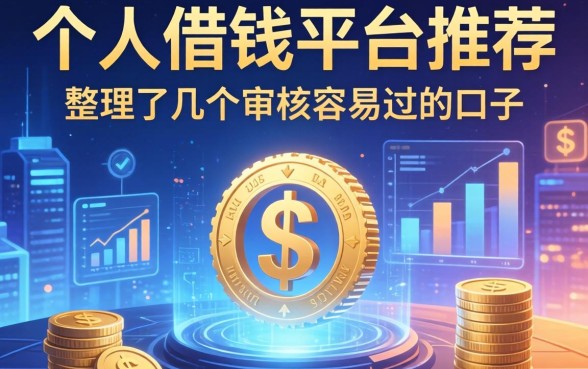 个人借钱平台推荐：整理了几个审核容易过的口子