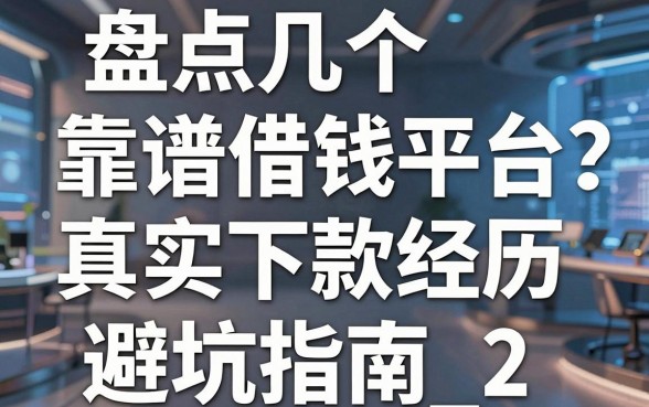 盘点几个靠谱的借钱平台，分享我的真实下款经历与避坑指南_2